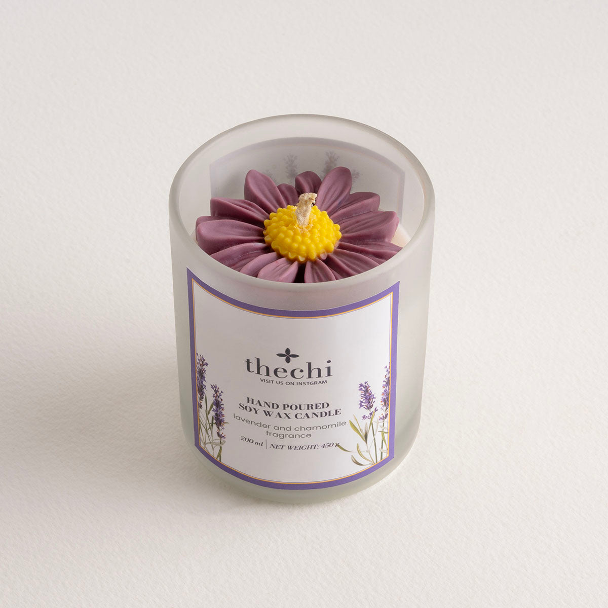 EAU de LAVANDE Candle - Lavender & Chamomile Fragrance
