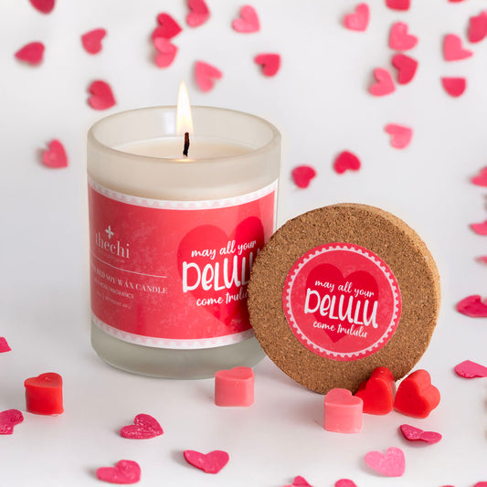 May all your delulu come trululu candle - Wild rose fragrance