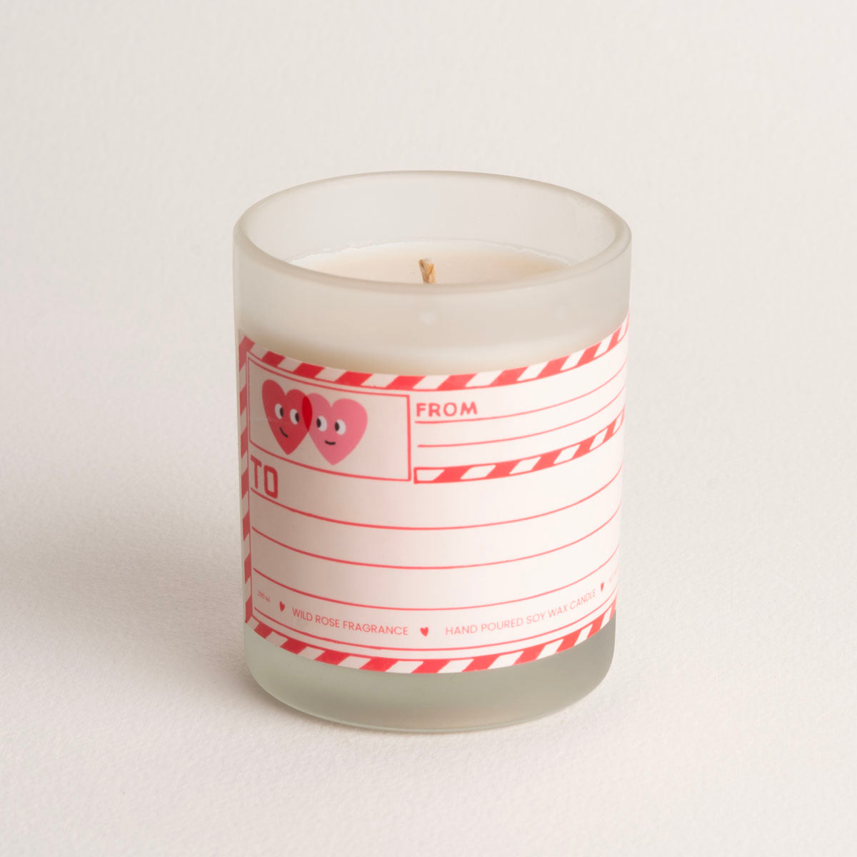 Postcard Jar Candle – Wild Rose Fragrance