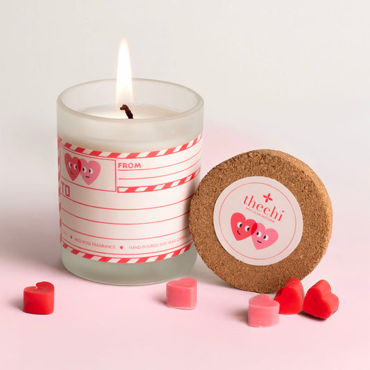 Postcard Jar Candle – Wild Rose Fragrance