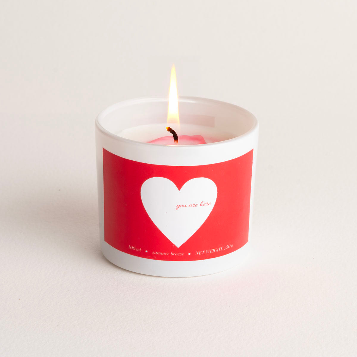 "You Are Here" Jar Candle – Summer Breeze Fragrance