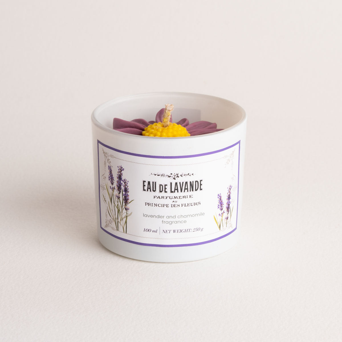 LAVANDER & CHAMOMILE Candle - Lavender & Chamomile Fragrance