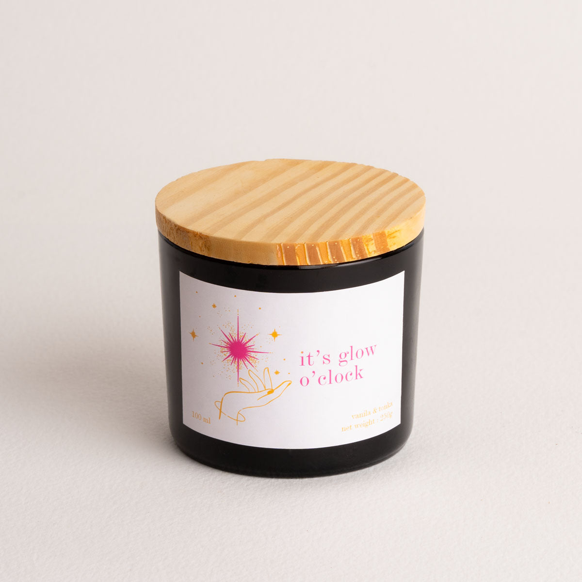 It’s Glow O’Clock Candle - Vanilla & Tonka Fragrance