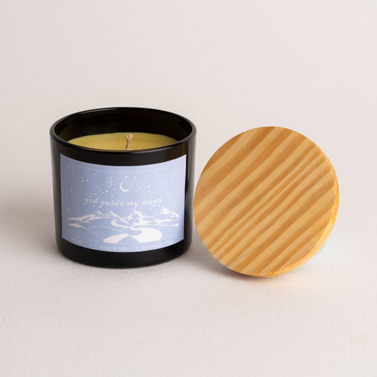 God Guide My Steps Candle - Honey & Milk Fragrance